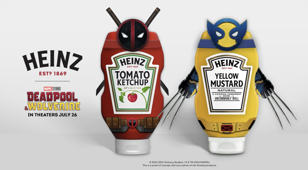Heinz Announces Cute Condiment Cosplay Kits Inspired By ‘Deadpool & Wolverine’